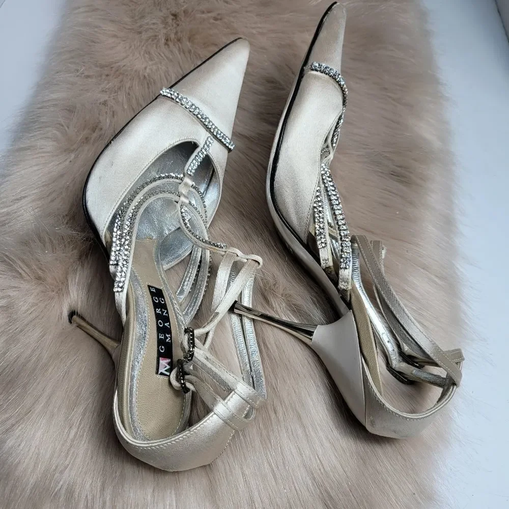 George Mang high ankle strap Womens heels  Shoes